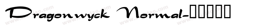 Dragonwyck Normal字体转换